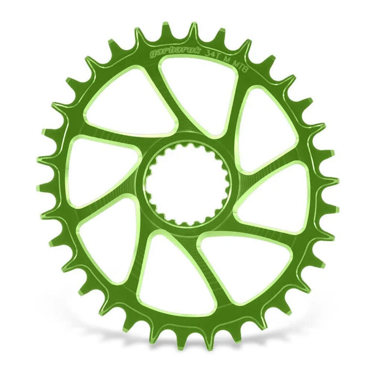 Garbaruk Shimano M7100/M8100 Oval Chainring 34t Green