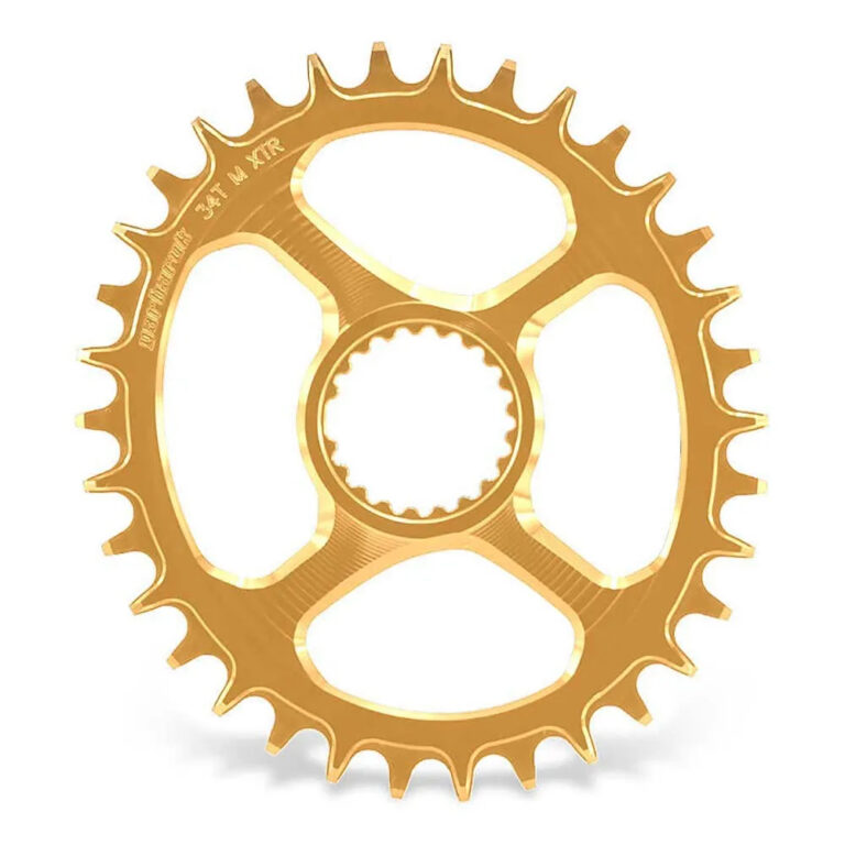 Garbaruk Shimano XTR M9100 Oval Chainring 32t Gold - 34t Gold