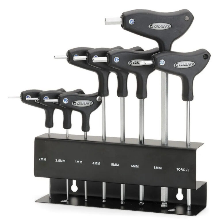 Giant Allen Wrench Set 8 Pieces One Size Black