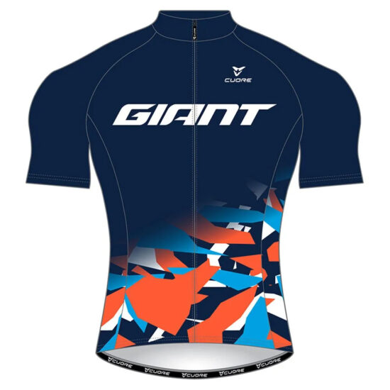 Giant Gravel Short Sleeve Jersey M Blue / Orange - L Blue / Orange