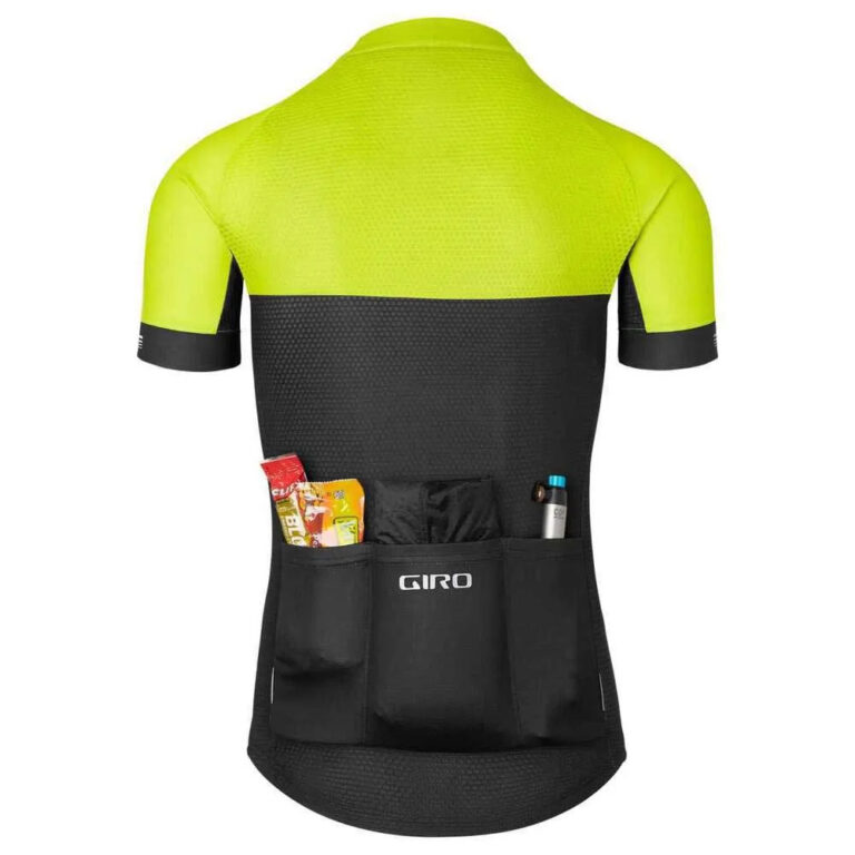 Giro Chrono Short Sleeve Jersey S Citron / Black - L Citron / Black - Image 3