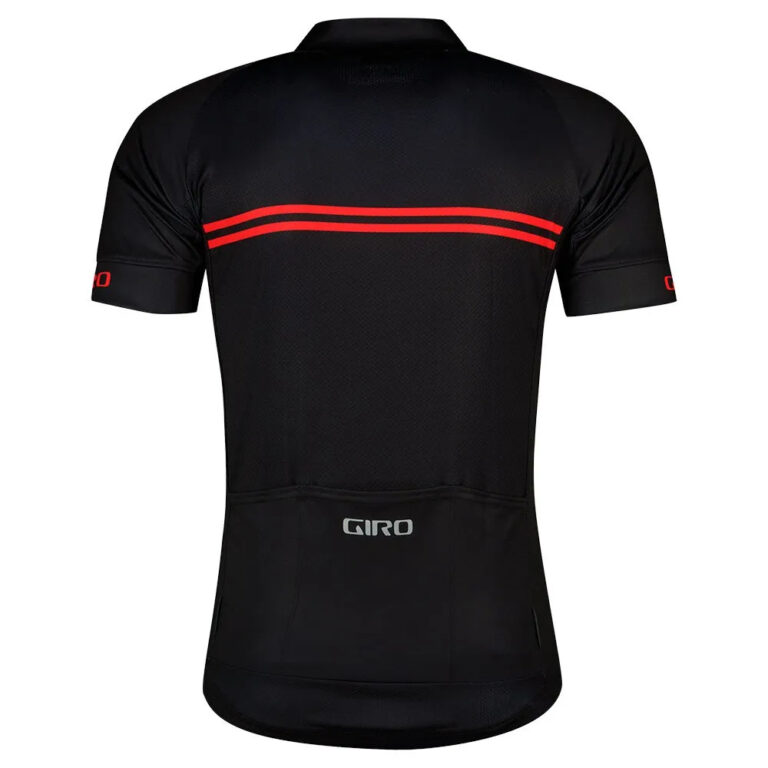 Giro Chrono Sport Short Sleeve Jersey M Black / Red Classic Stripe - L Black / Red Classic Stripe - Image 3