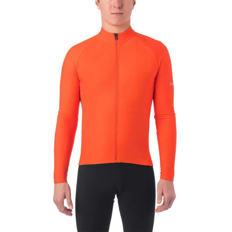 Giro Chrono Thermal Long Sleeve Jersey L Vermillion