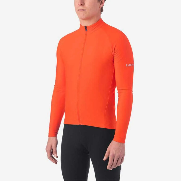 Giro Chrono Thermal Long Sleeve Jersey L Vermillion - Image 3