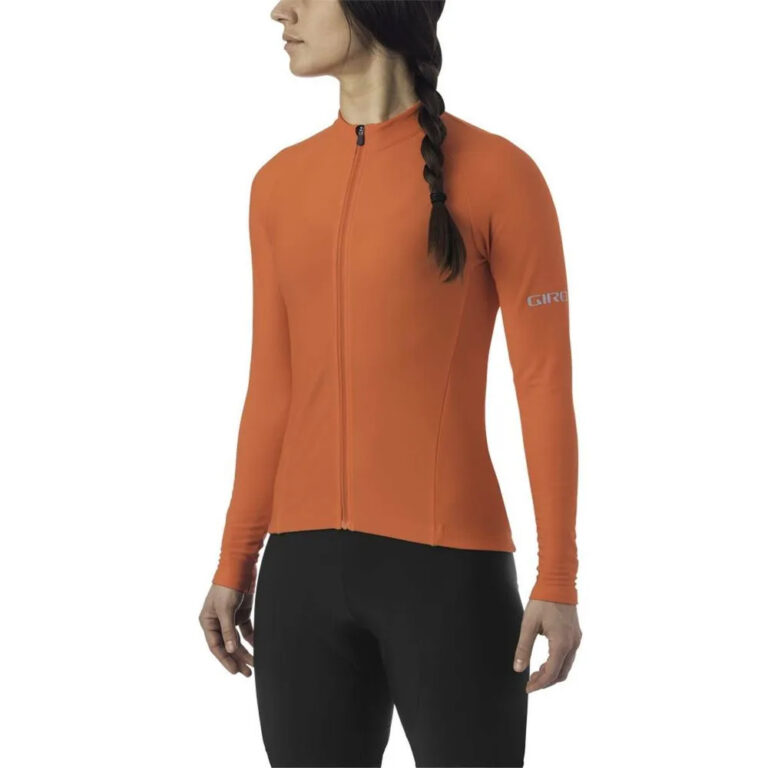 Giro Chrono Thermal Long Sleeve Jersey XS Orange - XL Orange - Image 4