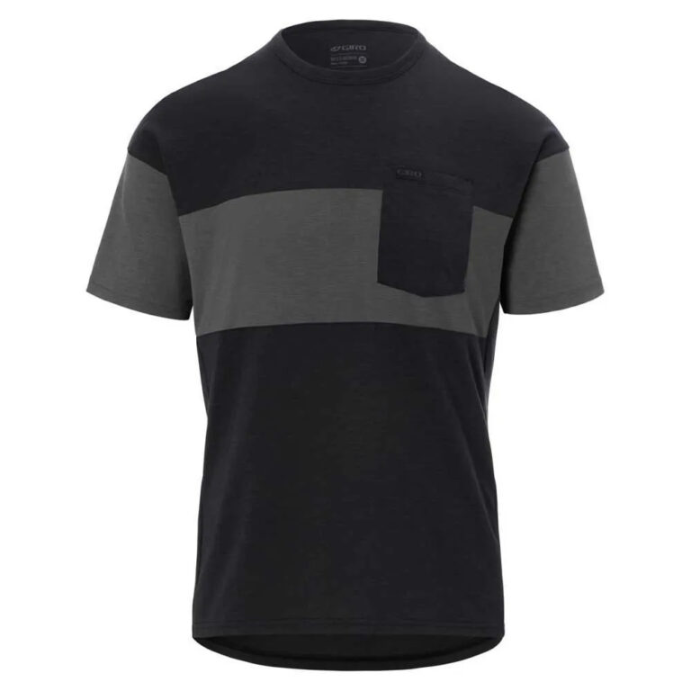 Giro Ride Short Sleeve Enduro Jersey S Black / Charcoal - XL Black / Charcoal