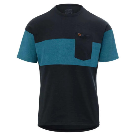 Giro Ride Short Sleeve Enduro Jersey S Black / Harbour Blue - 2XL Black / Harbour Blue