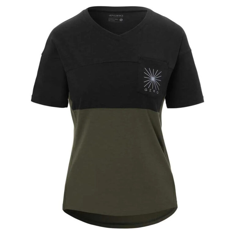 Giro Ride Short Sleeve Enduro Jersey XS Black / Trail Green - L Black / Trail Green