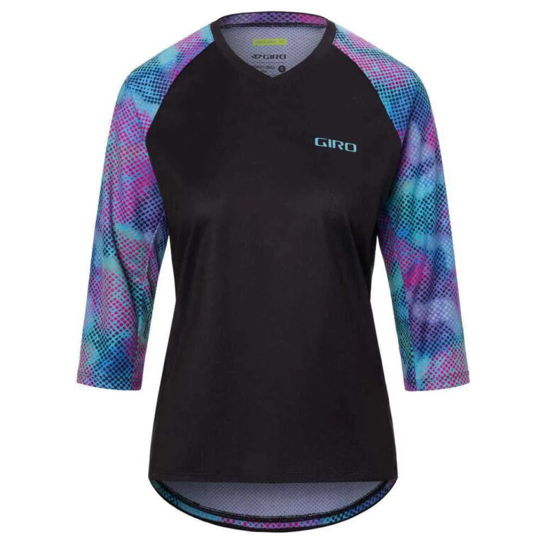 Giro Roust 3/4 Sleeve Enduro Jersey XS Black Cromadot - L Black Cromadot