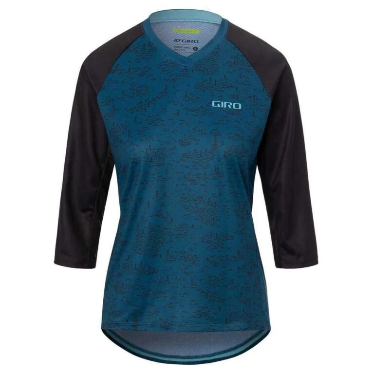 Giro Roust 3/4 Sleeve Enduro Jersey XS Harbor Blue - L Harbor Blue