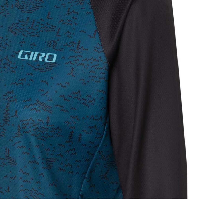 Giro Roust 3/4 Sleeve Enduro Jersey XS Harbor Blue - L Harbor Blue - Image 2