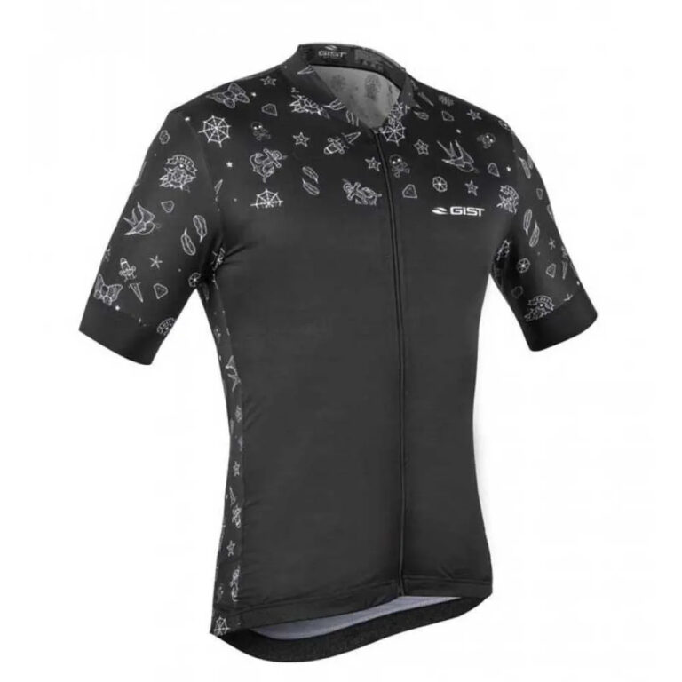 Gist Climber Tattoo Short Sleeve Jersey S Black / White - L Black / White