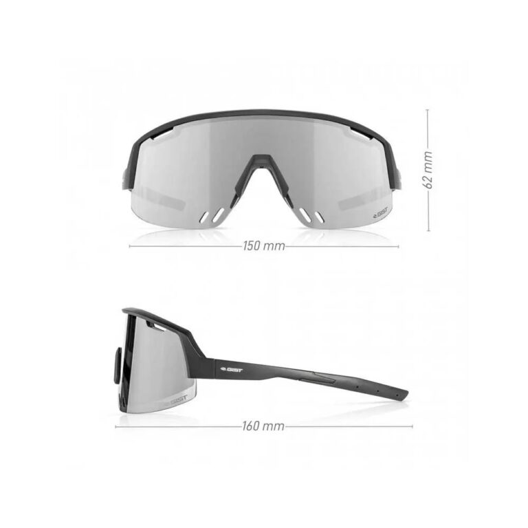 Gist Element Photochromic Sunglasses Grey Mirror/CAT1-3 Black - Image 5