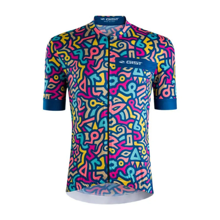 Gist Paint Short Sleeve Jersey S Multicolor - XL Multicolor