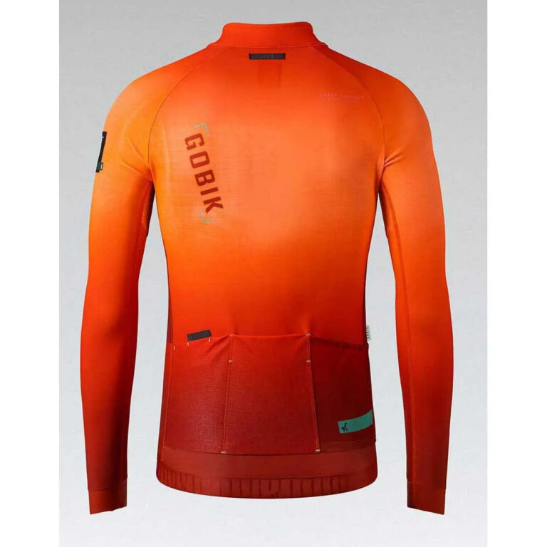 Gobik Hyder Long Sleeve Jersey XS Tangelo - XL Tangelo - Image 4