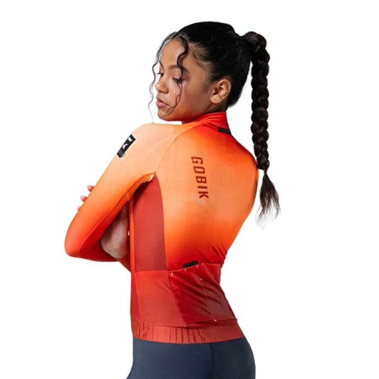 Gobik Hyder Long Sleeve Jersey XS Tangelo - XL Tangelo - Image 2