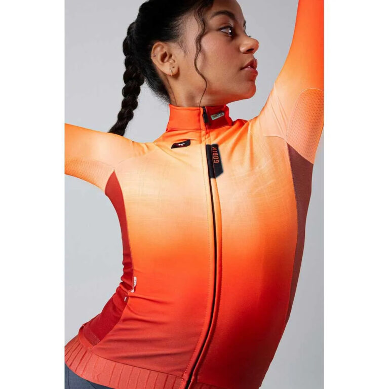 Gobik Hyder Long Sleeve Jersey XS Tangelo - XL Tangelo - Image 7