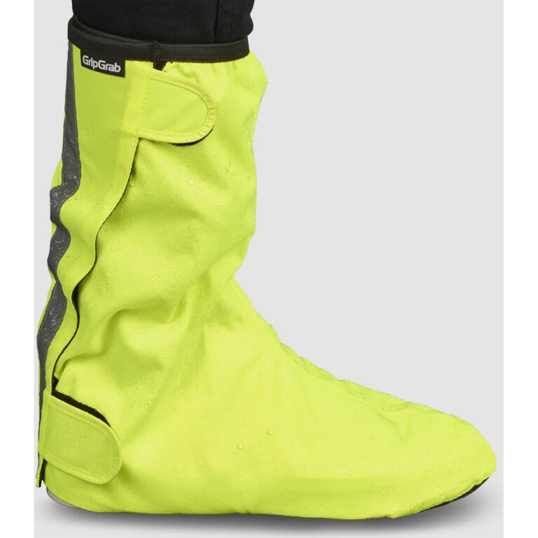 GripGrab DryFoot 2 WP Everyday Overshoes EU 38-39 Yellow Hi-Vis - EU 46-47 Yellow Hi-Vis - Image 4