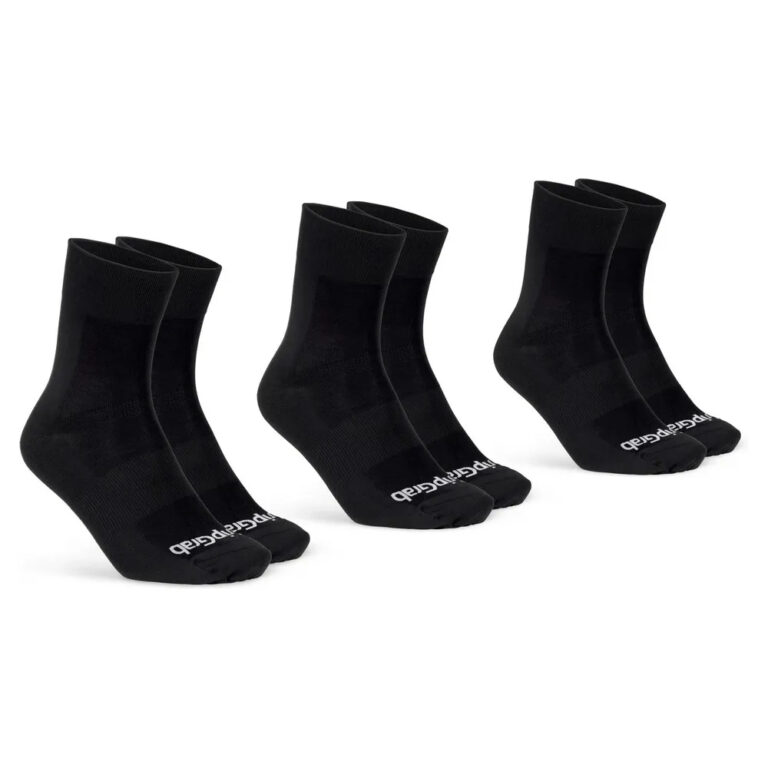 GripGrab Lightweight SL Regular Socks 3 Units EU 35-38 Black - EU 44-47 Black