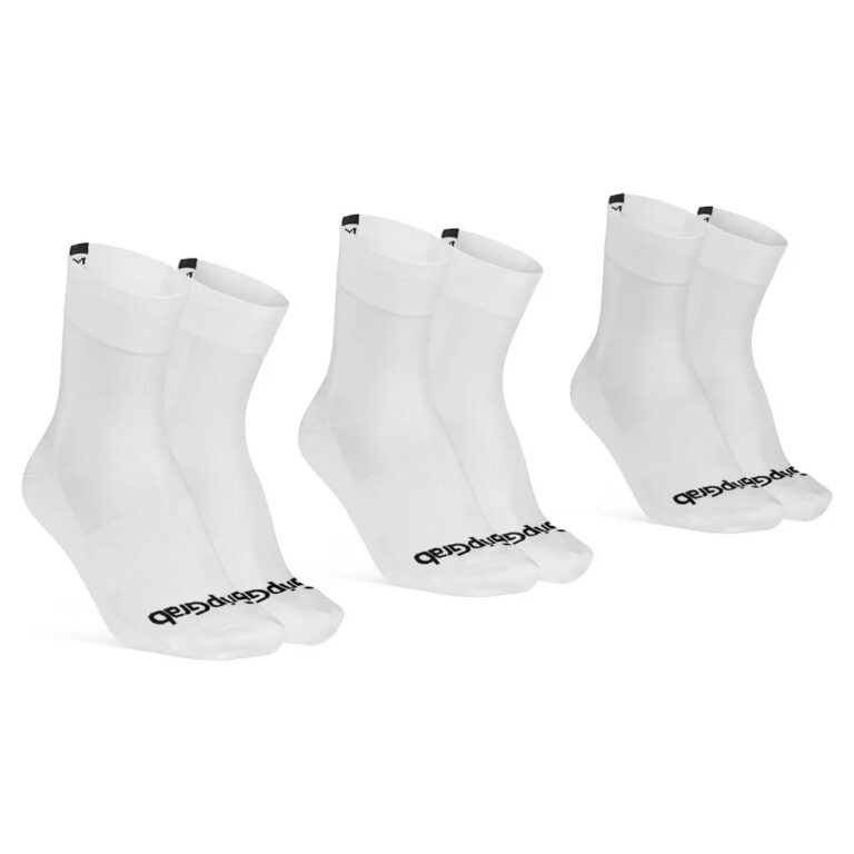 GripGrab Lightweight SL Regular Socks 3 Units EU 35-38 White - EU 44-47 White