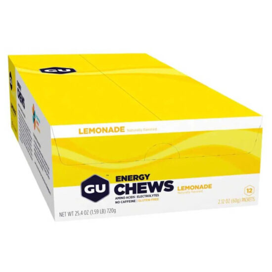 GU Energy Chews Lemonade 12 Units One Size Multicolor