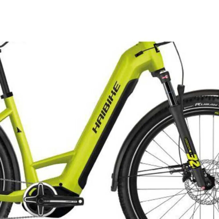 Haibike Trekking 5 Low NX Eagle 2024 Electric Bike S - L &amp; 720Wh Lime / Black - Image 4