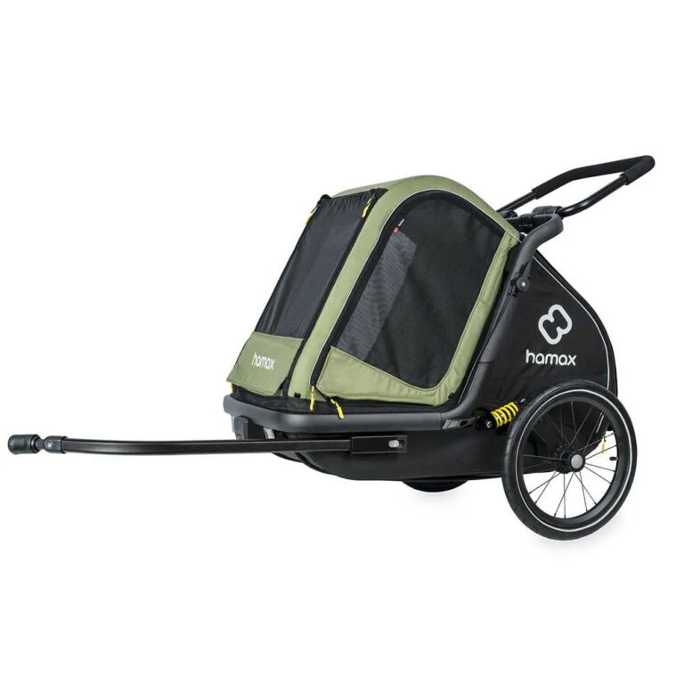 Hamax Pluto Medium Dog Trailer Kit One Size Green / Black - Image 3