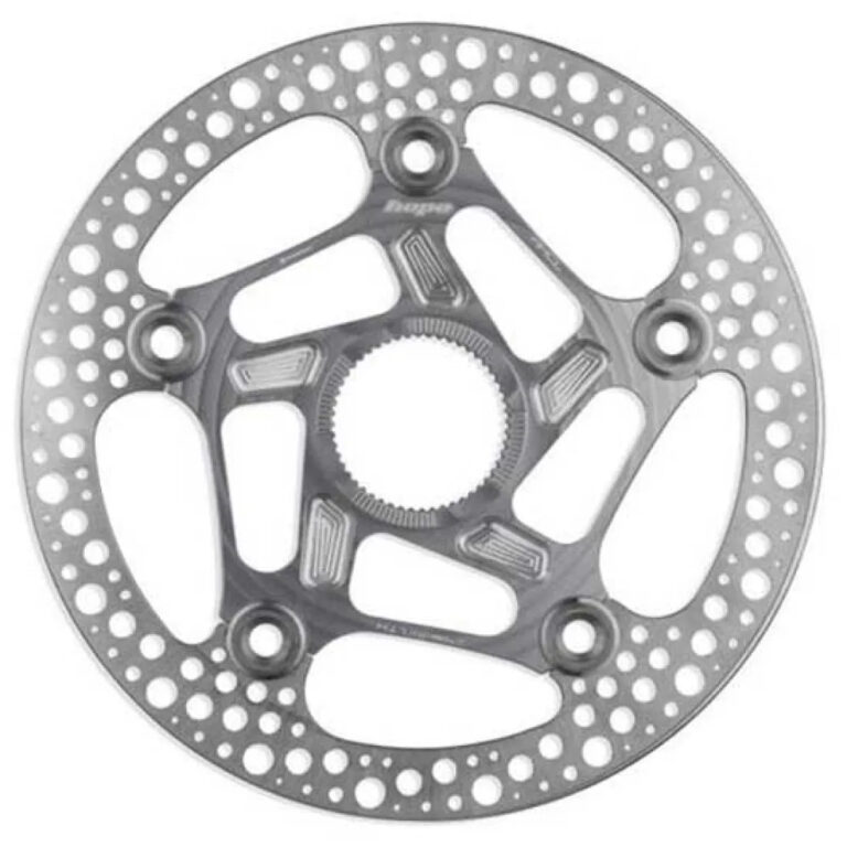 Hope Road Floating Center Lock Brake Disc 160 mm Silver