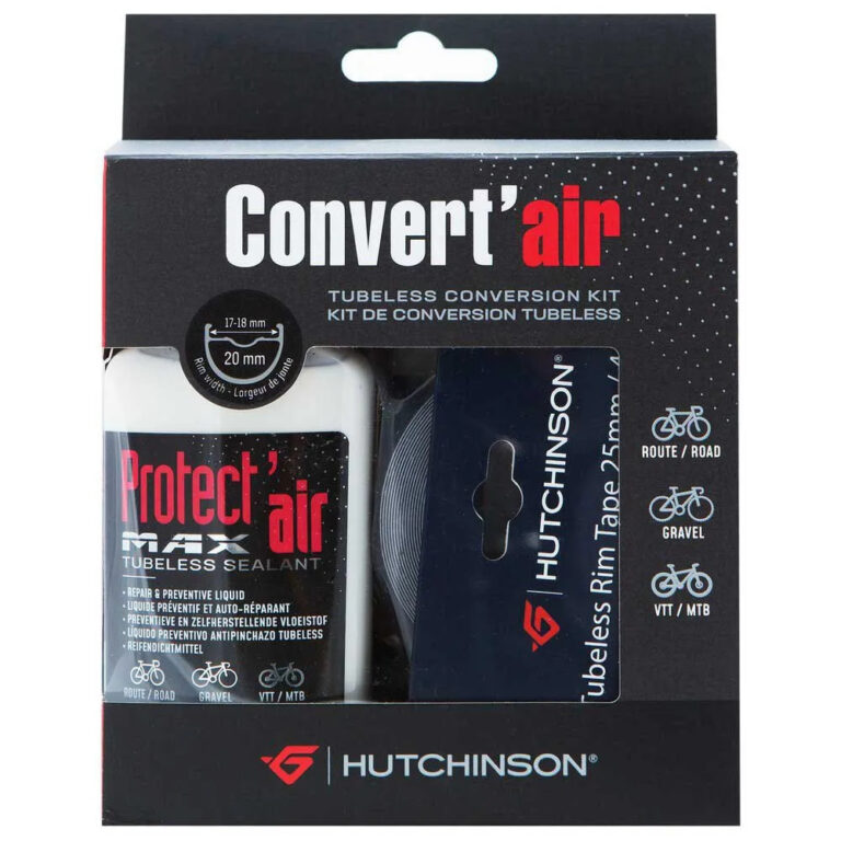 Hutchinson Tubeless 20 Mm Conversion Kit One Size Black