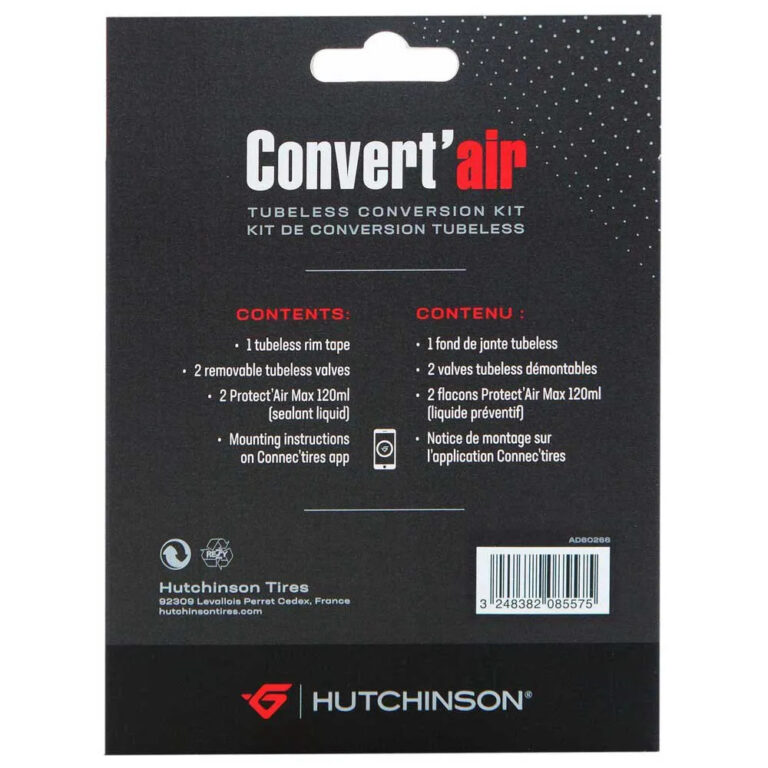 Hutchinson Tubeless 25 Mm Conversion Kit One Size Black - Image 2