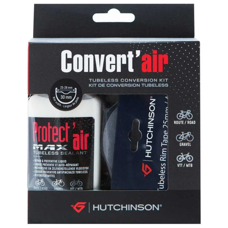 Hutchinson Tubeless 30 Mm Conversion Kit One Size Black