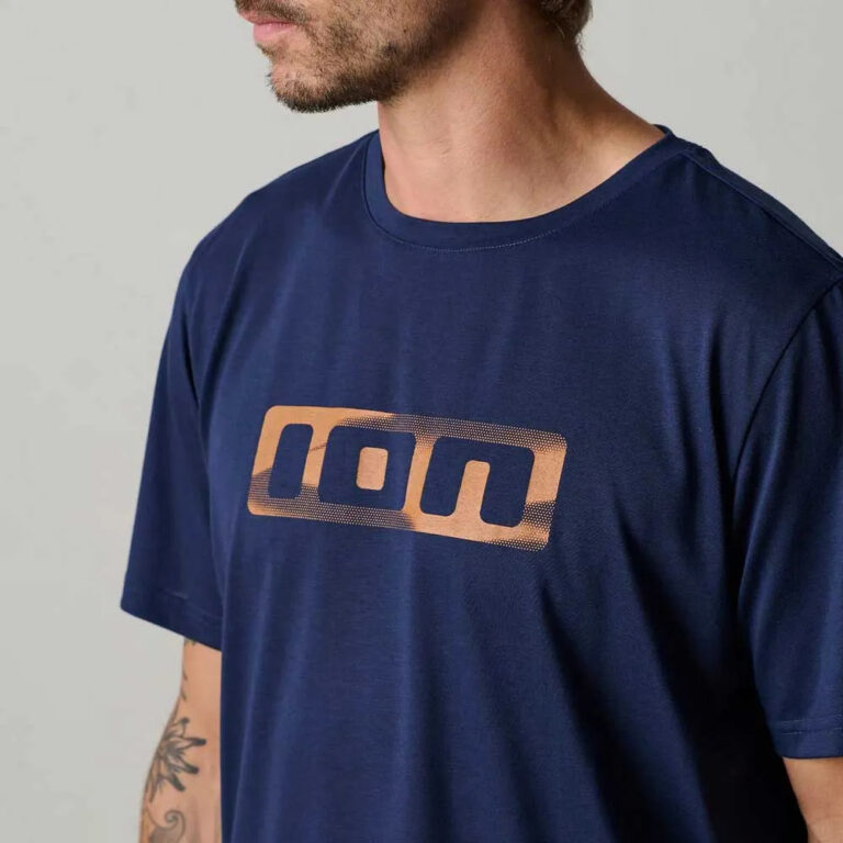 ION Ionic Dr Short Sleeve Enduro Jersey M Midnight - XL Midnight - Image 4