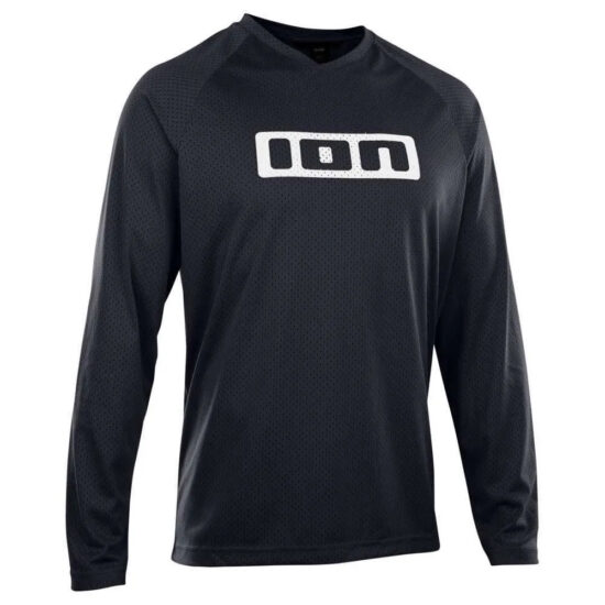 ION Logo Long Sleeve Enduro Jersey 2XS Black - 2XL Black