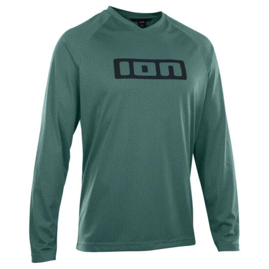 ION Logo Long Sleeve Enduro Jersey 2XS Deep / Forest - 2XL Deep / Forest