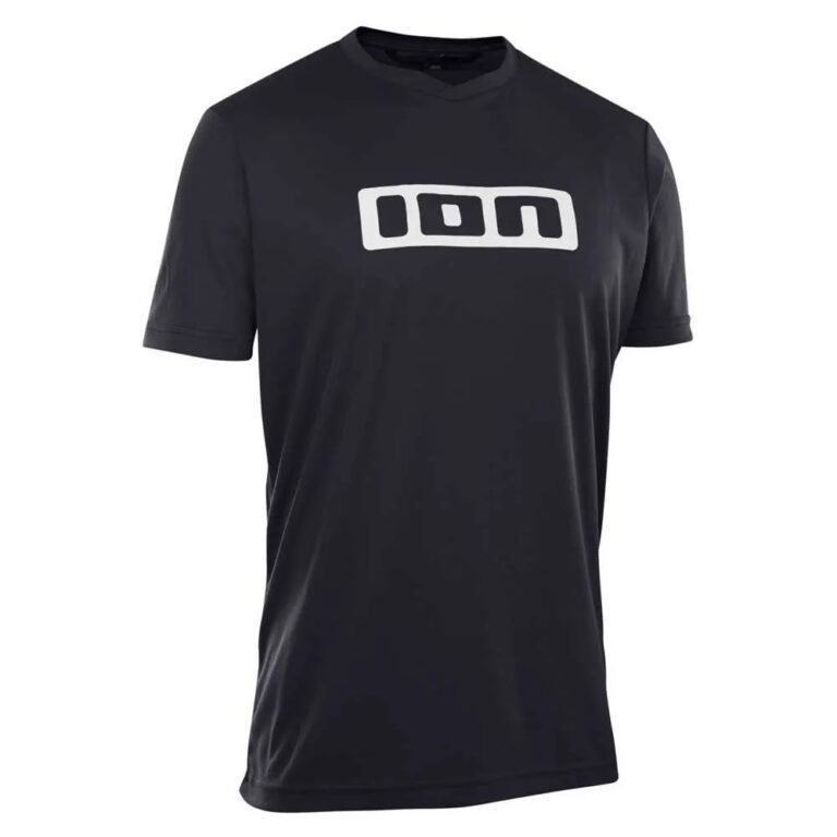 ION Logo Short Sleeve Enduro Jersey S Black - 2XL Black