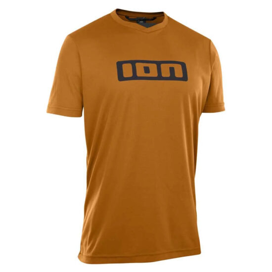 ION Logo Short Sleeve Enduro Jersey M Rocky / Orange - XL Rocky / Orange