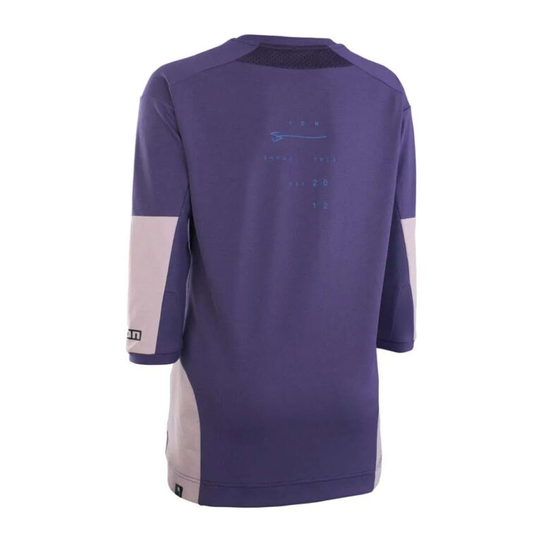 ION Scrub AMP BAT 3/4 Sleeve Enduro Jersey XS Dark / Purple - XL Dark / Purple - Image 2