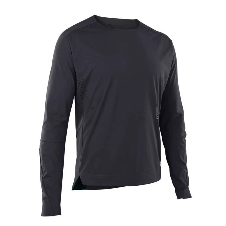 ION Scrub AMP BAT Long Sleeve Enduro Jersey S Black - XL Black