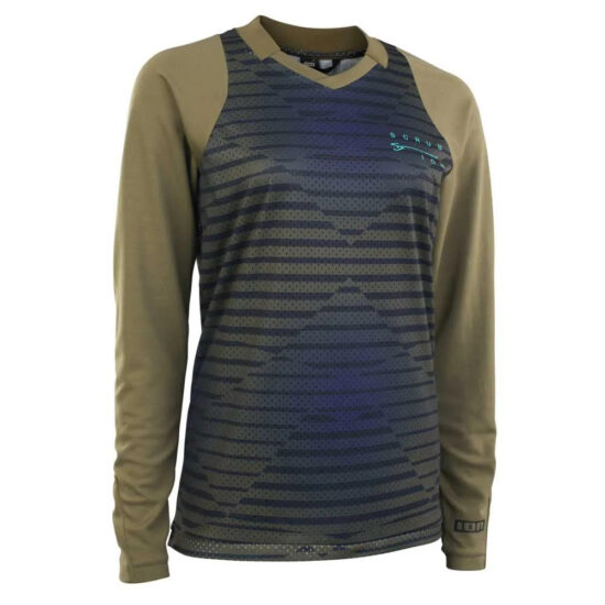 ION Scrub Long Sleeve Jersey XS Dark / Mud - XL Dark / Mud