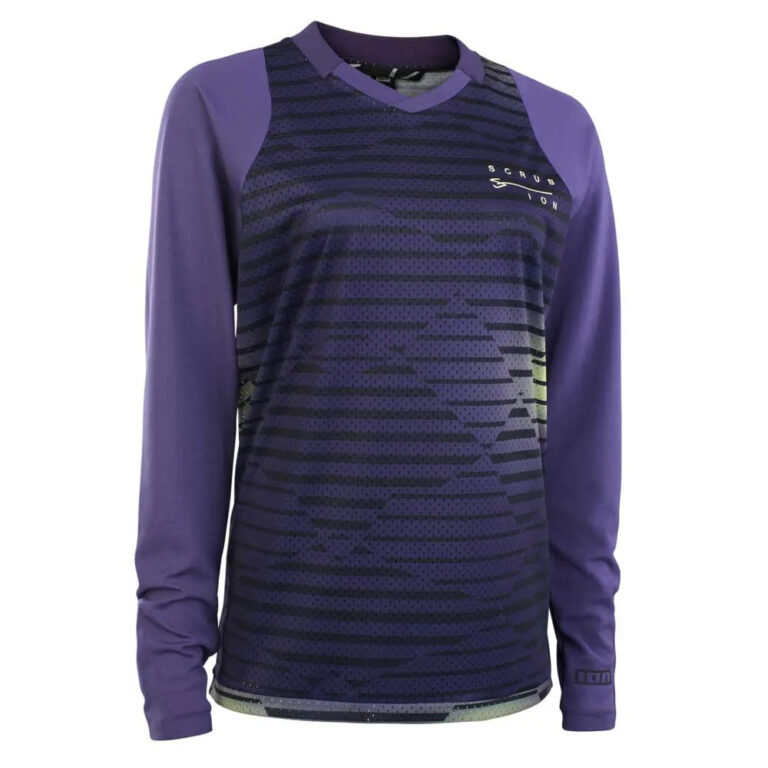 ION Scrub Long Sleeve Jersey XS Dark / Purple - XL Dark / Purple