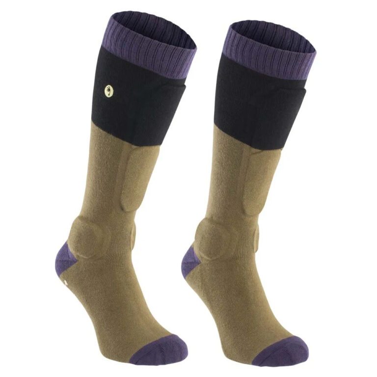 ION Shin Pads BD Long Socks EU 35-38 Dark / Mud - EU 43-46 Dark / Mud