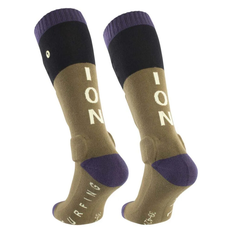 ION Shin Pads BD Long Socks EU 35-38 Dark / Mud - EU 43-46 Dark / Mud - Image 2