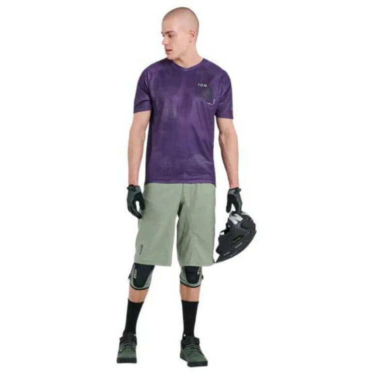 ION Traze 2.0 Short Sleeve Jersey S Dark / Purple - 2XL Dark / Purple - Image 3