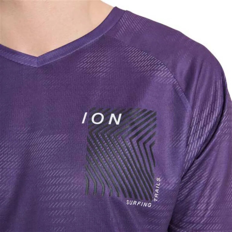 ION Traze 2.0 Short Sleeve Jersey S Dark / Purple - 2XL Dark / Purple - Image 4