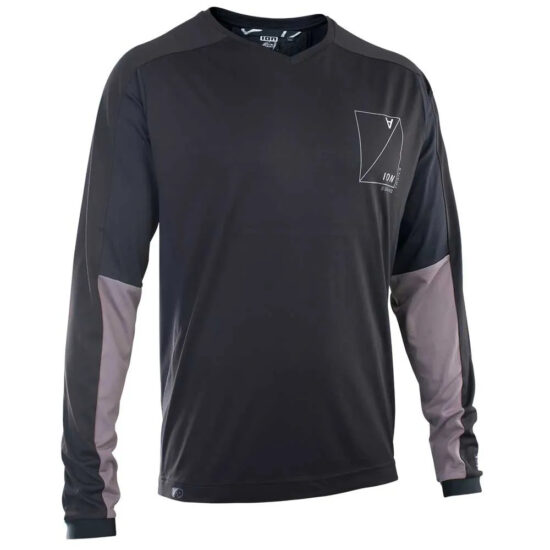 ION Traze AMP AFT Long Sleeve Jersey S Black - XL Black