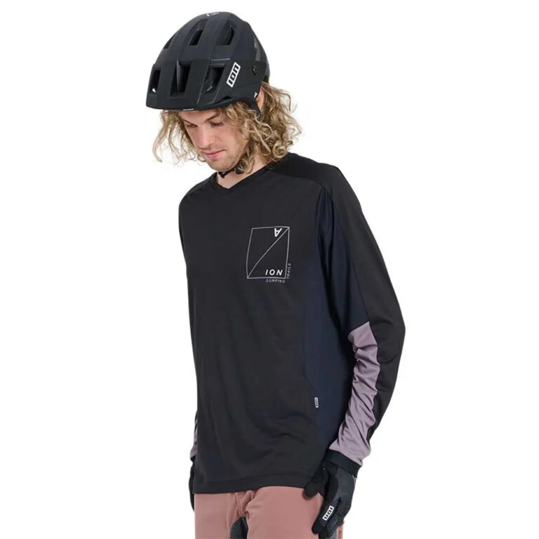 ION Traze AMP AFT Long Sleeve Jersey S Black - XL Black - Image 3