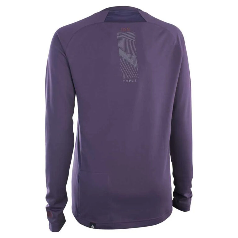 ION Traze Long Sleeve Jersey XS Dark / Purple - XL Dark / Purple - Image 2