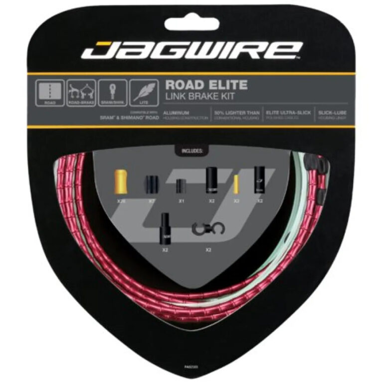 Jagwire Brake Kit Road Elite Link Brake Kit One Size Red