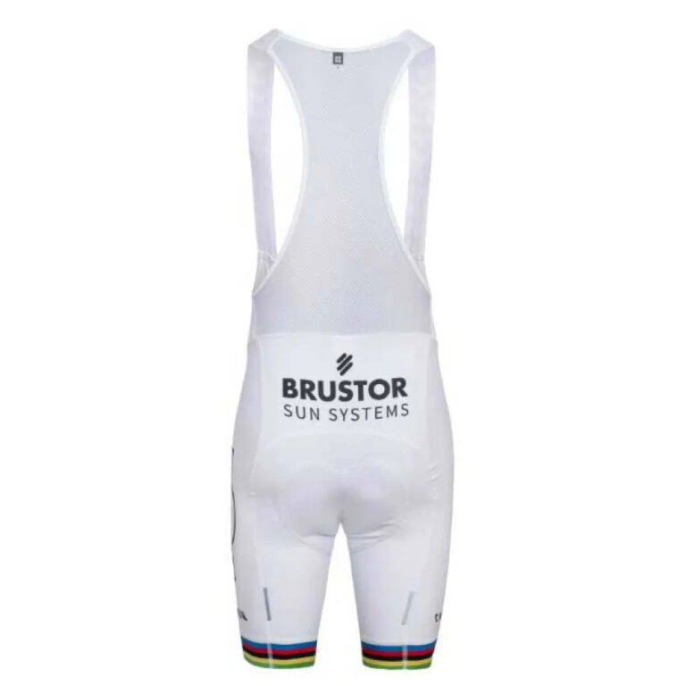 Kalas Alpecin-Deceuninck World Champion 2023 Bib Shorts 3XL White - Image 2