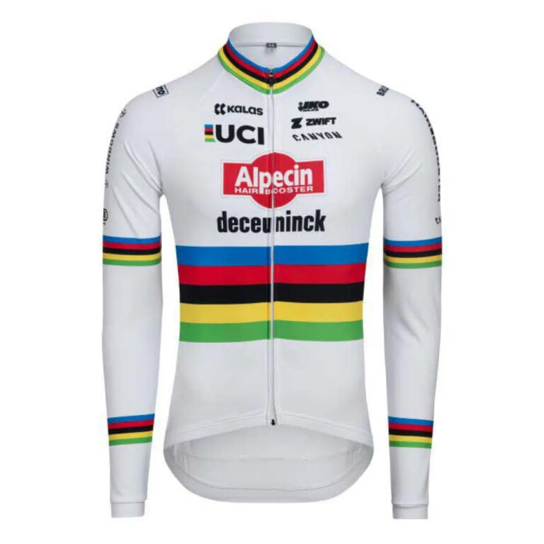 Kalas Alpecin-Deceuninck World Champion 2024 Long Sleeve Jersey L Multicolor - 2XL Multicolor